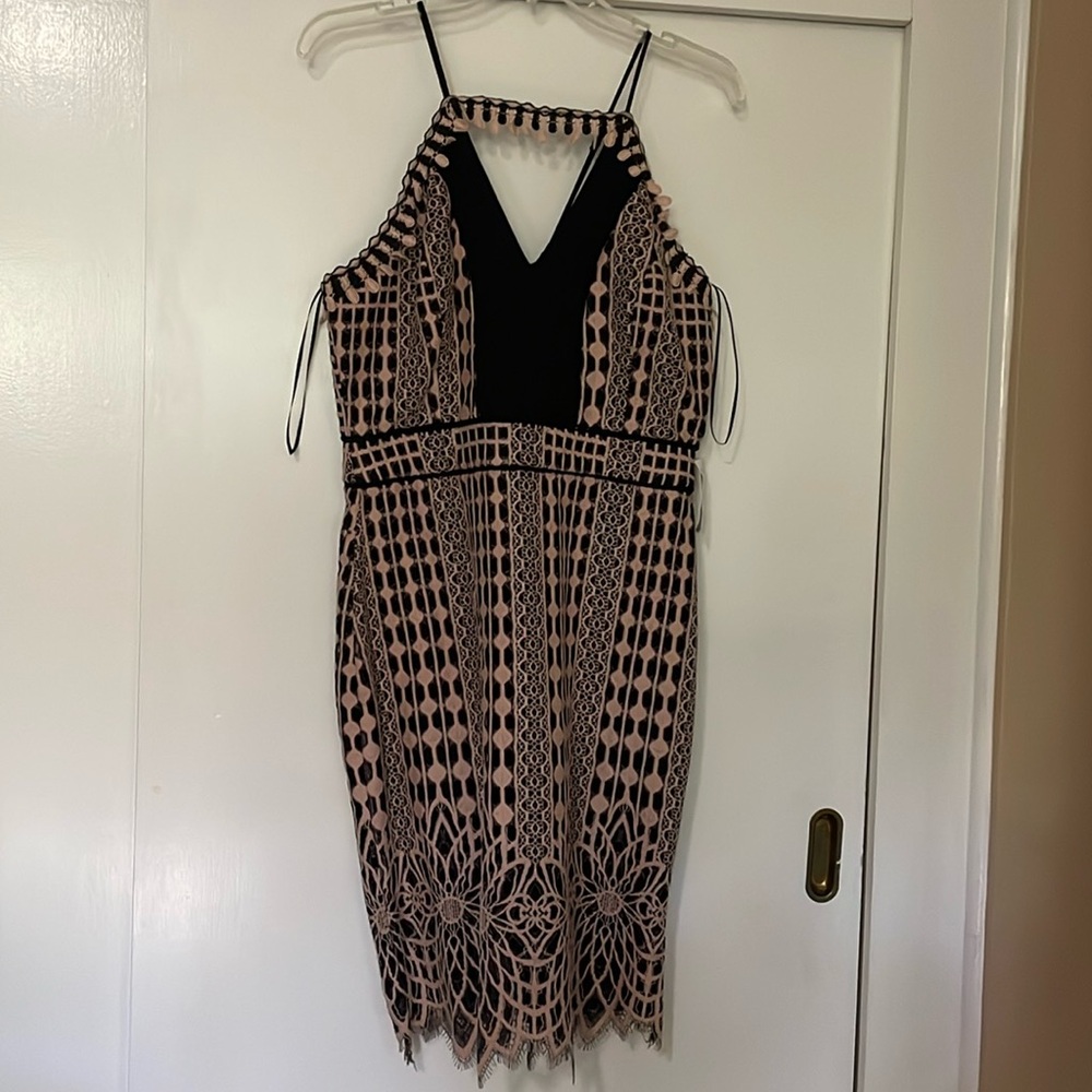 Women’s cocktail dress.